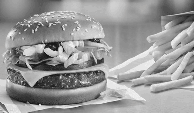 Meat-free burger