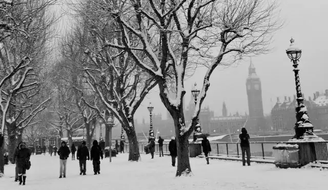 London snow